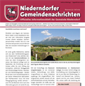 Vorschaubild - Niederndorfer Gemeindenachrichten 54/2015