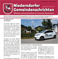 Foto für Aktuelle Ausgabe der Niederndorfer Gemeindenachrichten